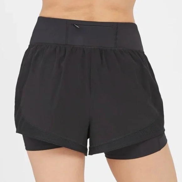 SPANX GET MOVIN ATHLETIC SHORTS BLACK XL - Picture 6 of 6